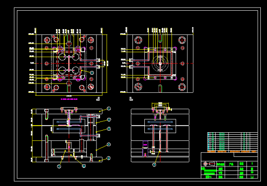 密封圈塑胶模具设计三维UG6.0无参+CAD+说明书缩略图