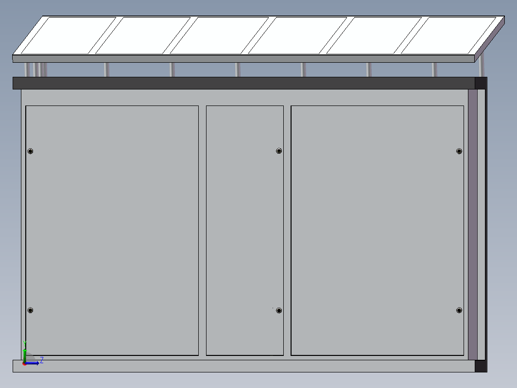 智能快递柜3D模型