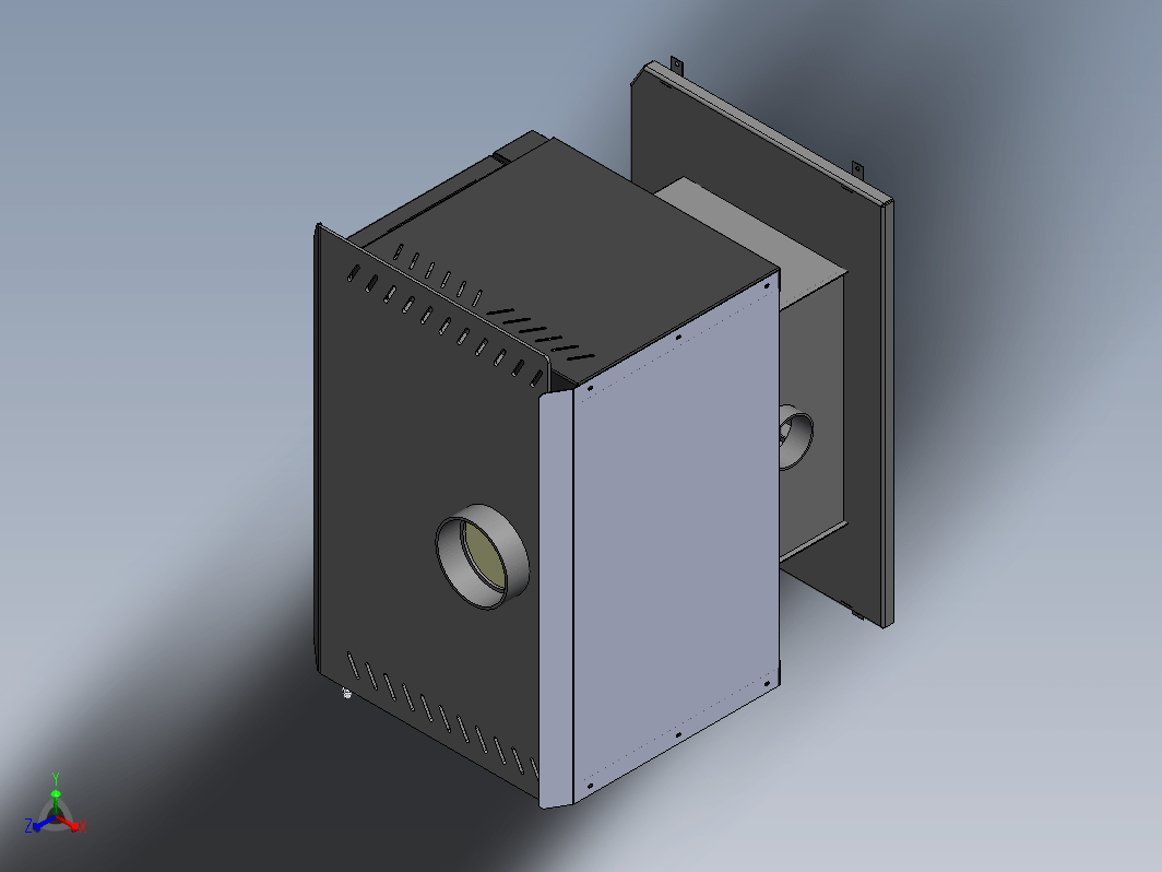 新西兰取暖炉3D模型+cad图纸