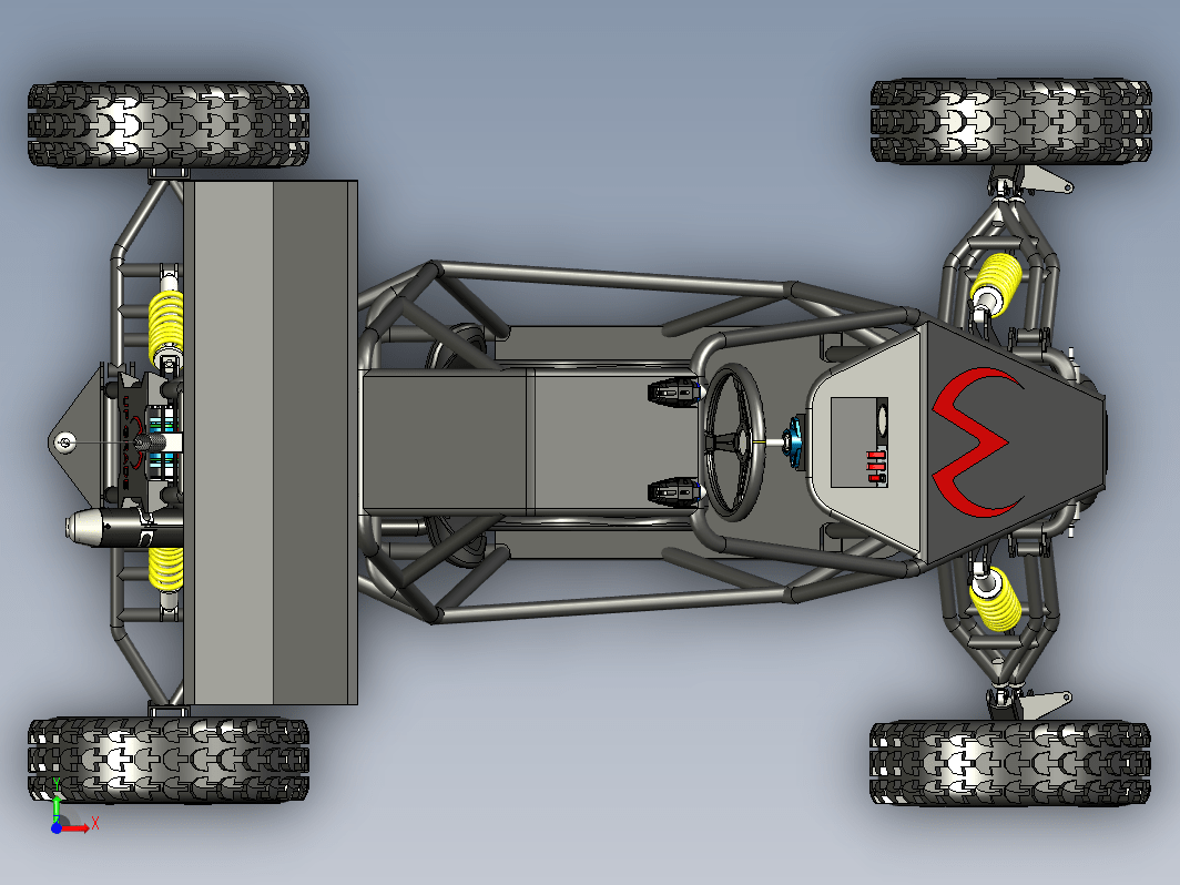 kart cross 250CC钢管车