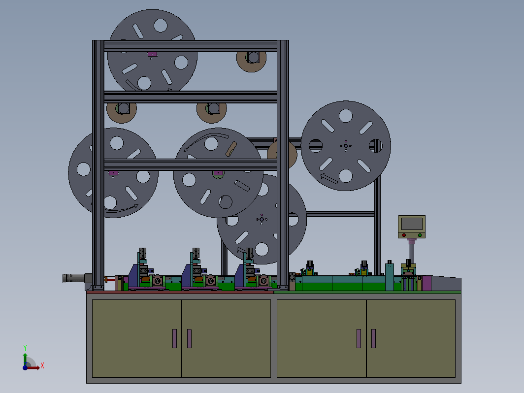 USB 5P全自动插端机