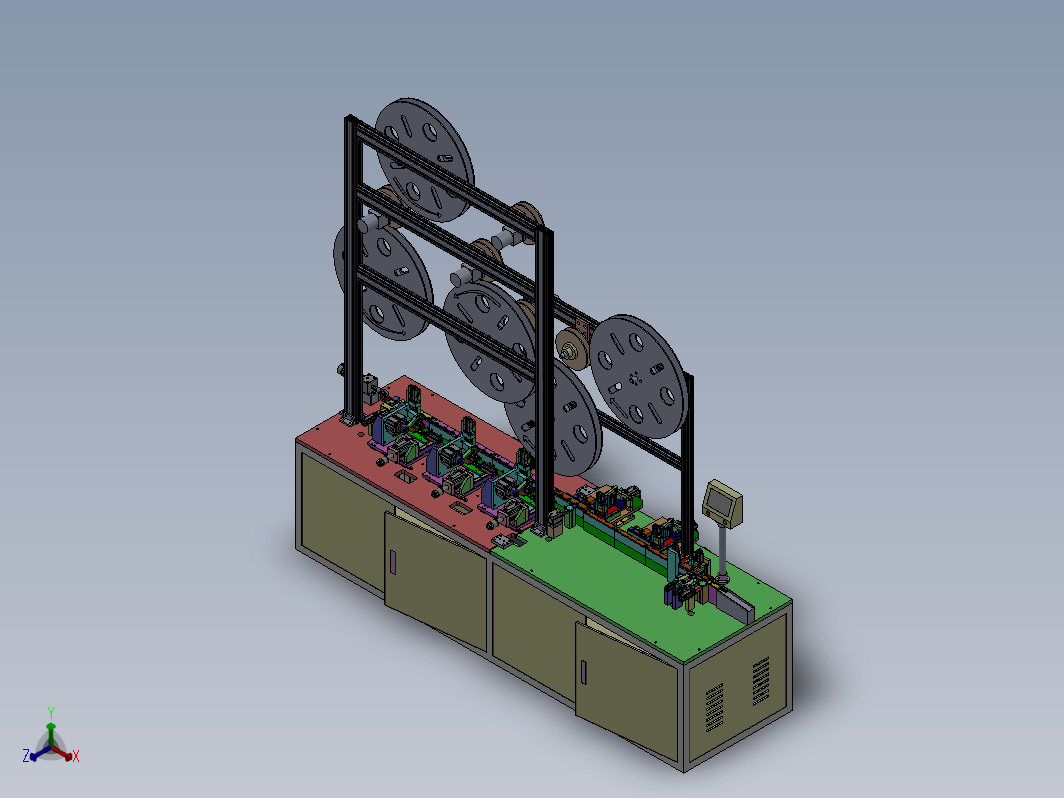 USB 5P全自动插端机