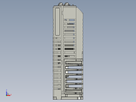 雷赛L6CAN系列私服驱动器3D图纸缩略图