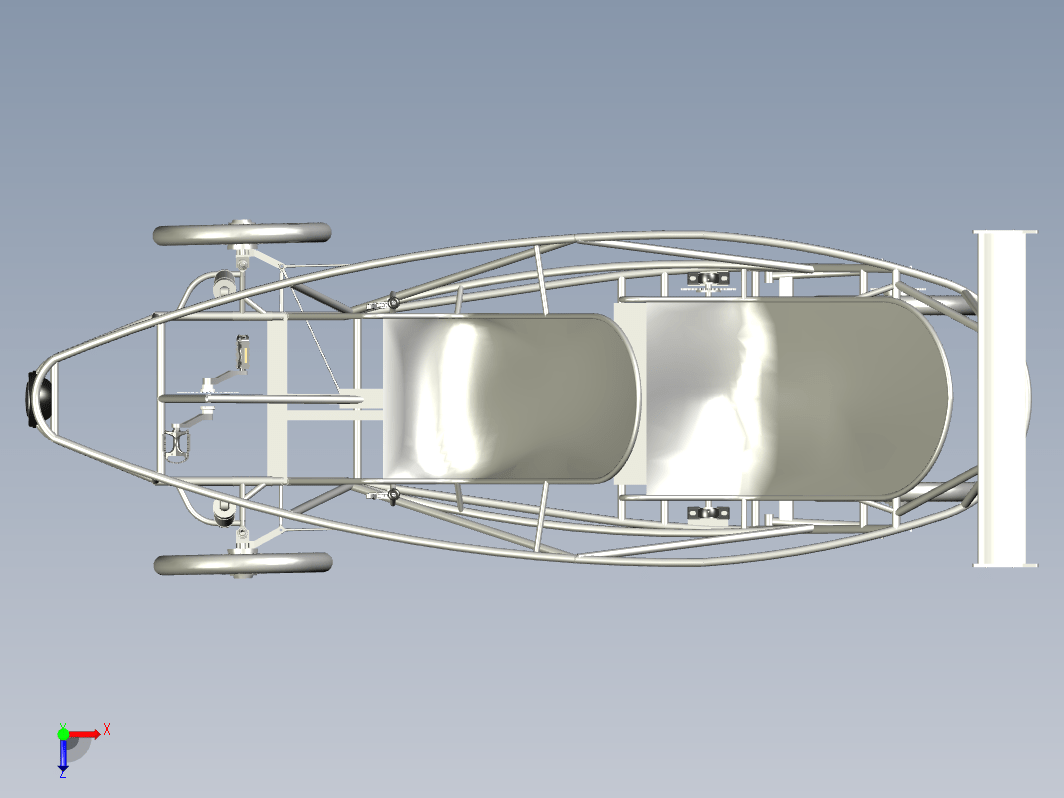 电动钢管车结构3D图