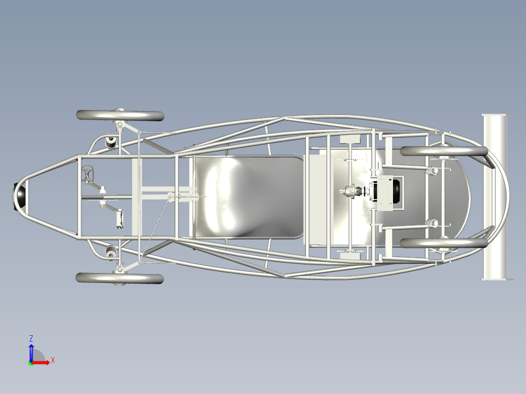 电动钢管车结构3D图