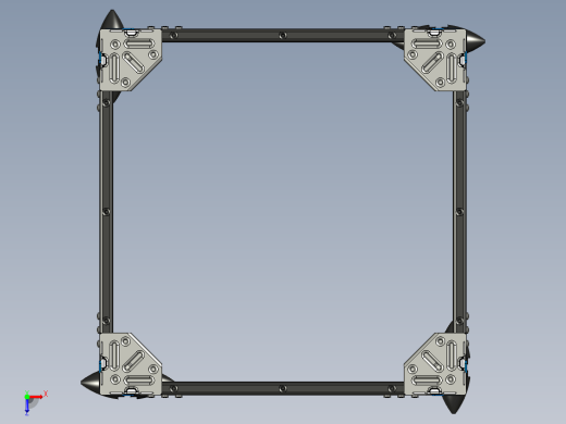 工业设备旋转支架 Robust base 600x600mm缩略图