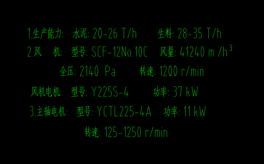 JDZ600高效转子式选粉机图纸