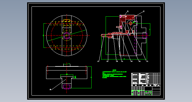 F0224-车床夹具示意图