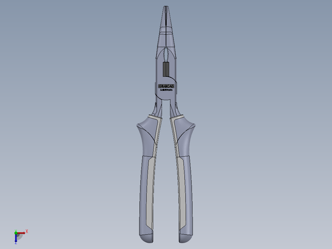 工具钳子Bent Long Nose Plier