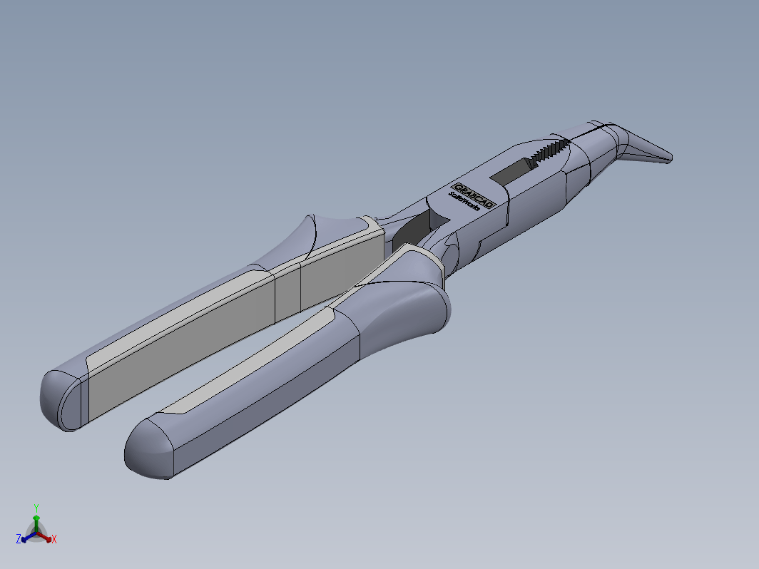 工具钳子Bent Long Nose Plier