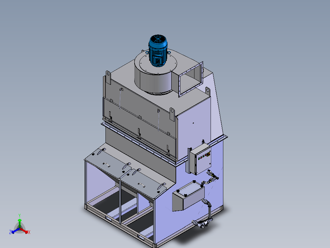 C-40型敝口式除尘器三维SW2022 