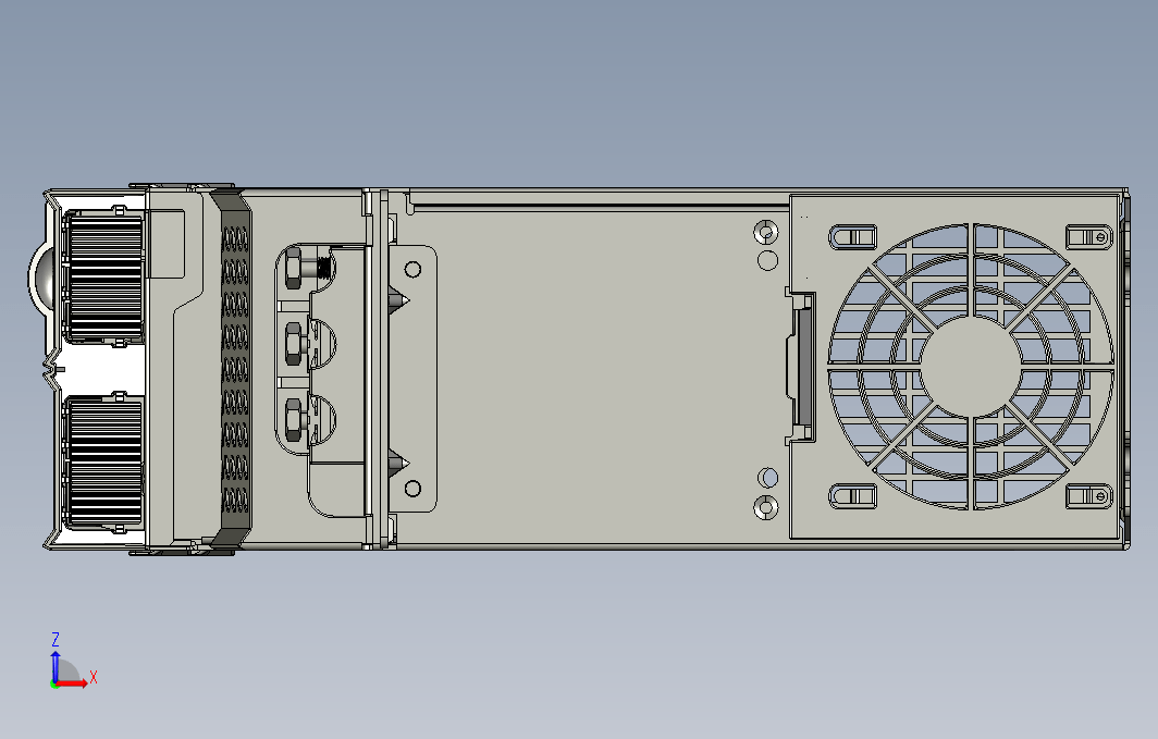 高性能多机传动驱动器STEP_B00(MD810-50M4T18.5G210+整机外形图)