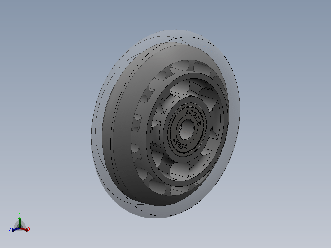 滚轮轮76mm8A