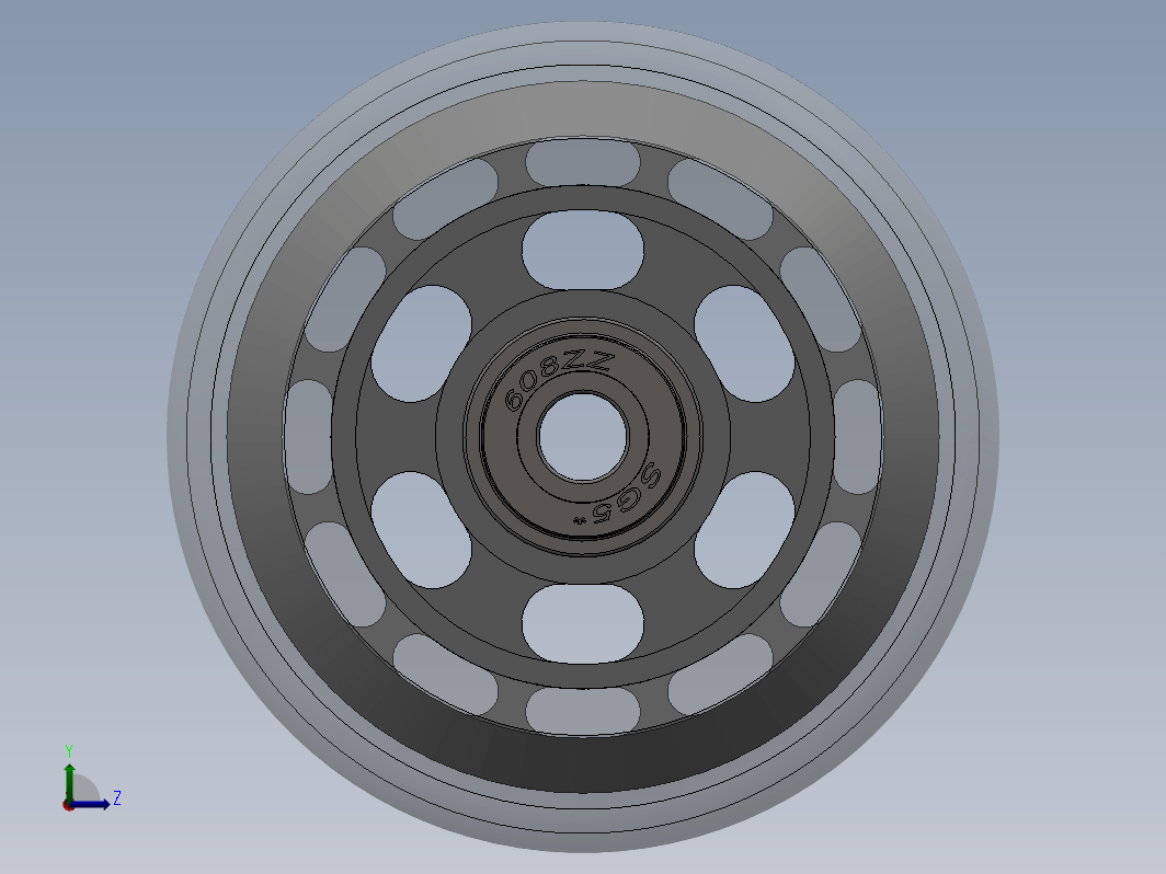 滚轮轮76mm8A