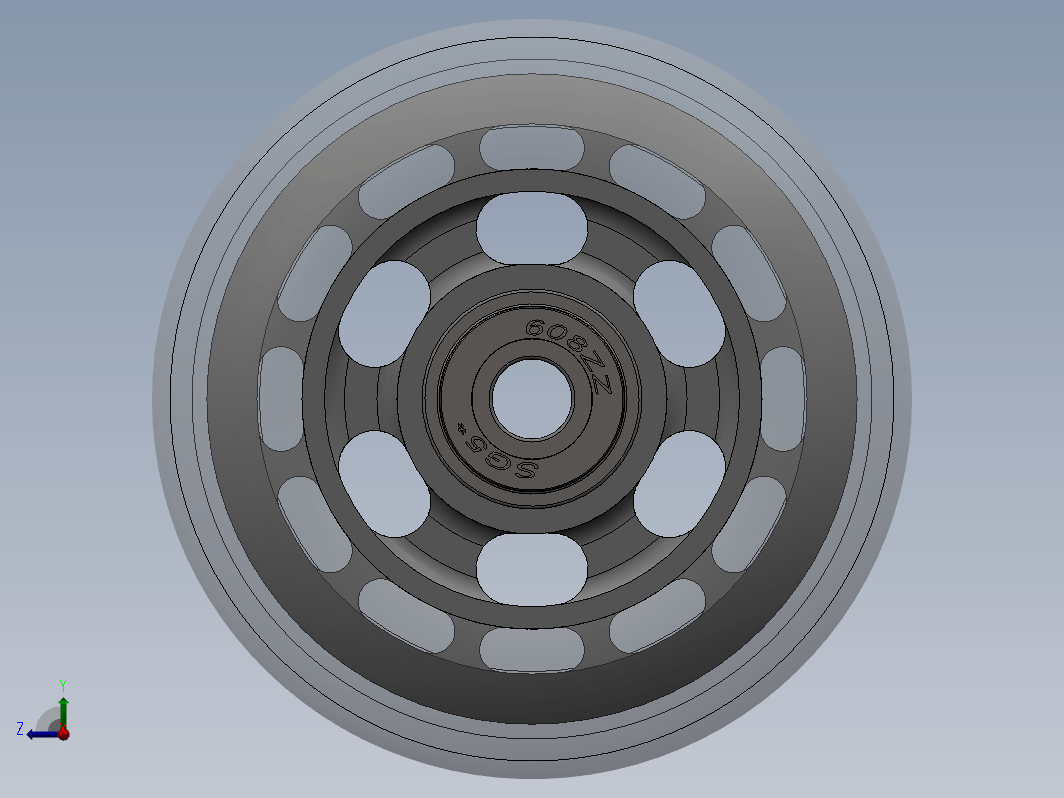 滚轮轮76mm8A