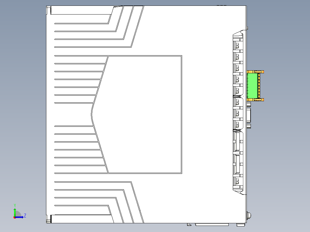 标准型伺服驱动器01052560-WXSTEP_B00（整机3D模型）