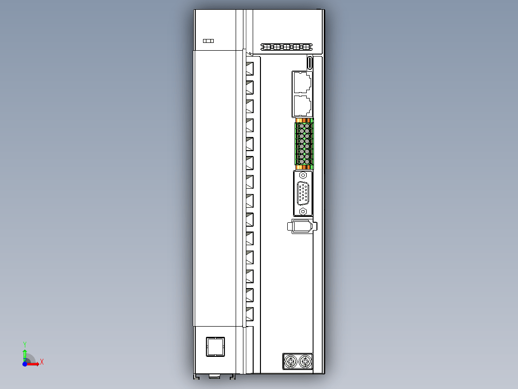 标准型伺服驱动器01052560-WXSTEP_B00（整机3D模型）