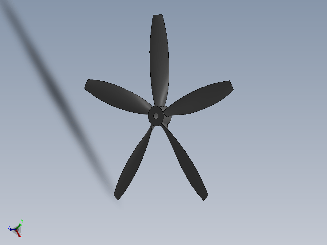 螺旋桨扇叶模型