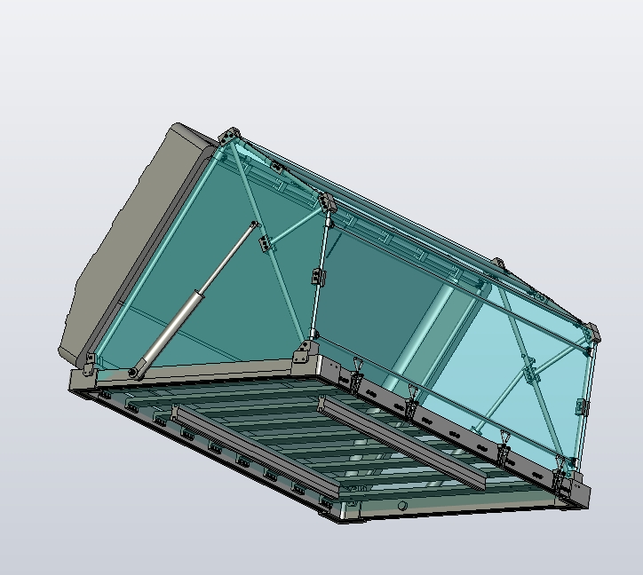 车载式帐篷设计三维ProE5.0带参+CAD+说明书