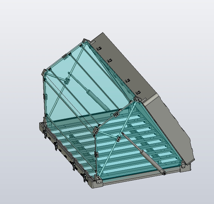 车载式帐篷设计三维ProE5.0带参+CAD+说明书