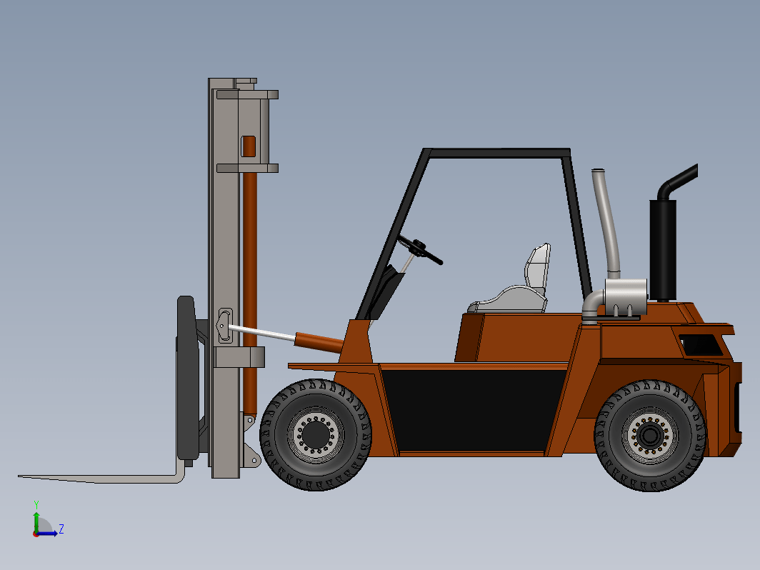 Duty Diesel Forklift重型柴油叉车