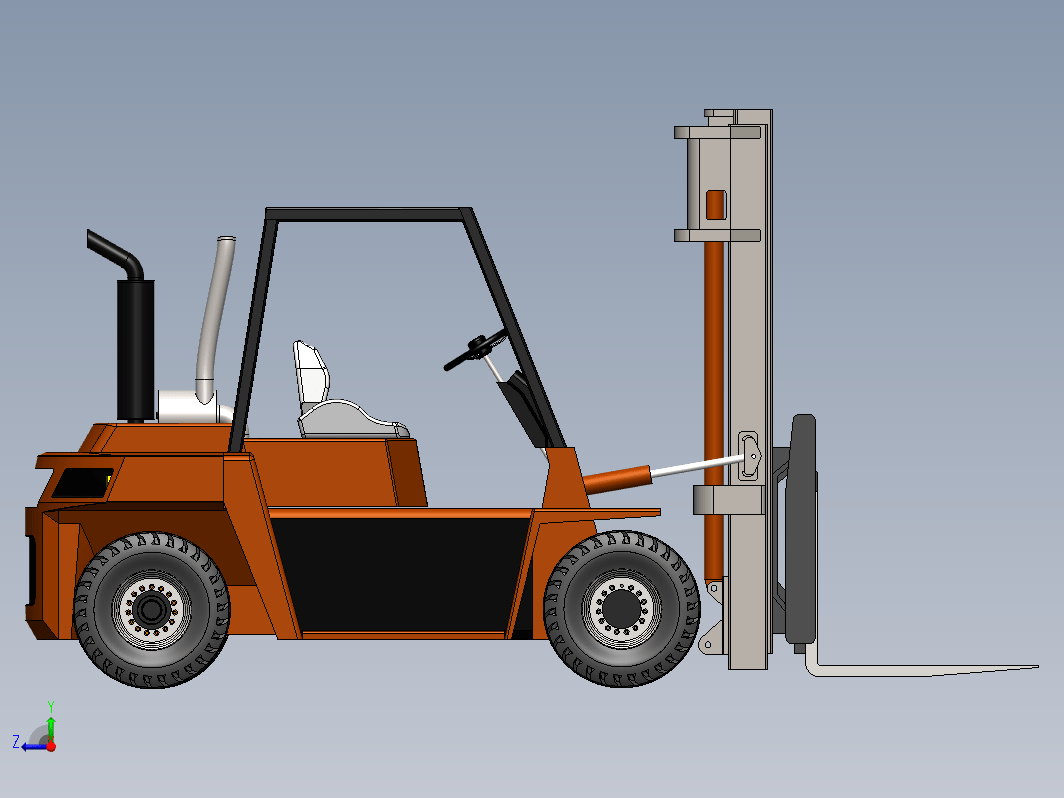 Duty Diesel Forklift重型柴油叉车