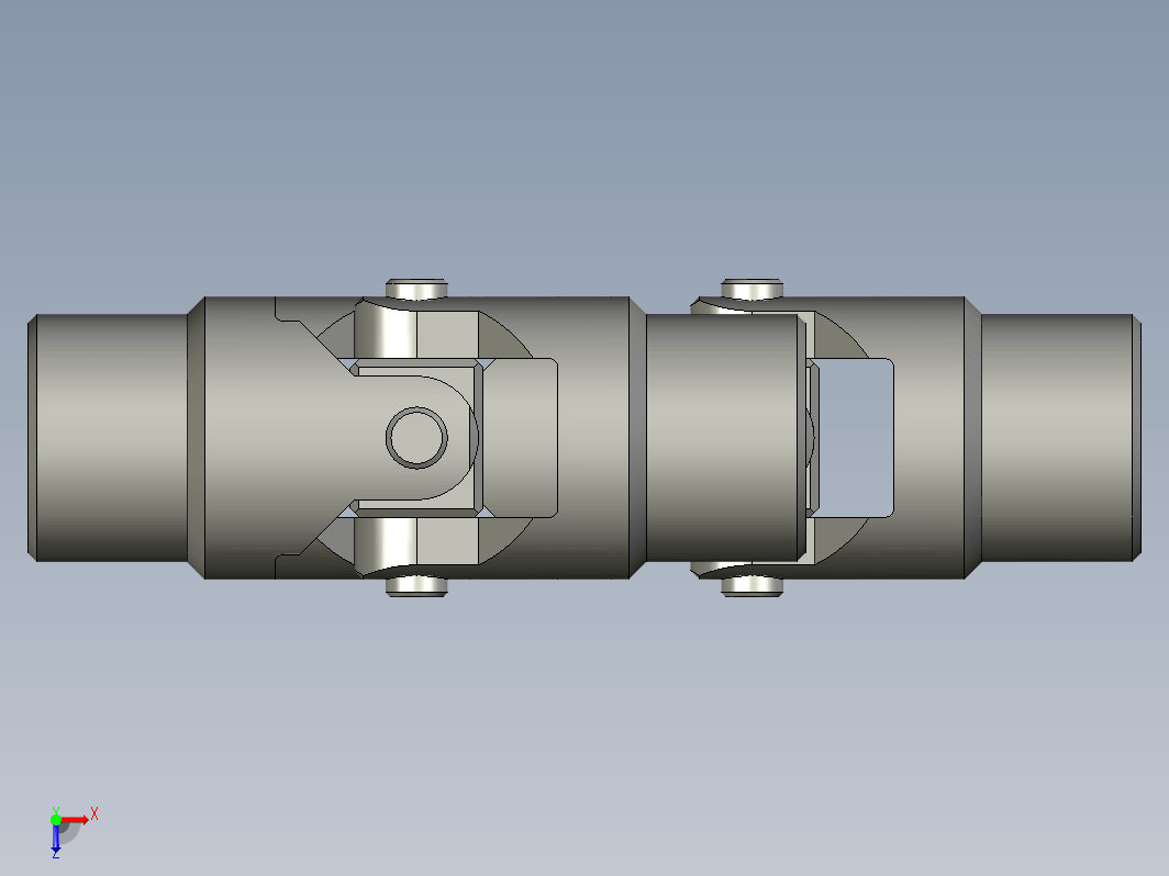 十字万向节联轴器 小型旋转接头 1.2 71 Nm-d16 DSTU 3522-97