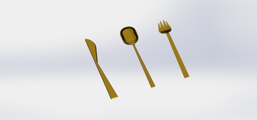 设计的餐具缩略图