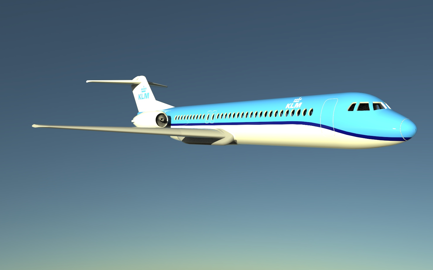 Fokker F100福克飞机