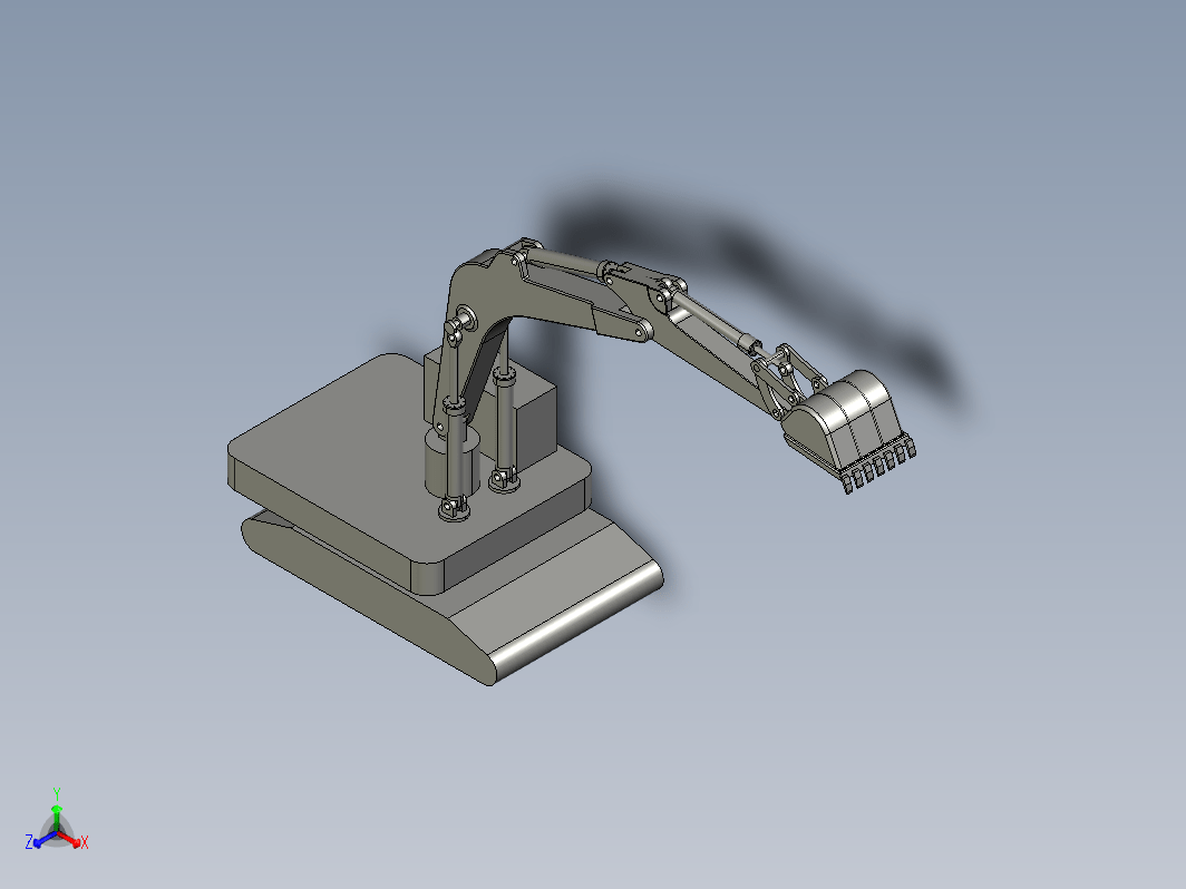 JX0009 25t液压挖掘机主铲工作装置与驱动系统设计