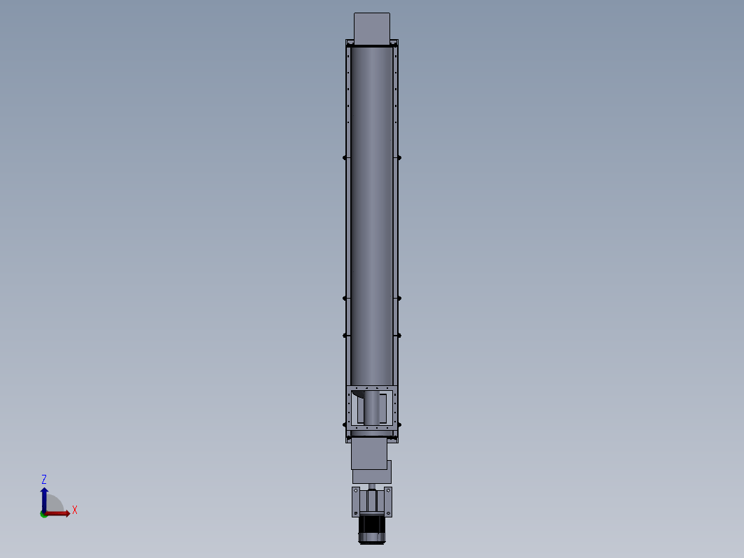 螺旋输送机设计三维SW2010无参+CAD+说明书