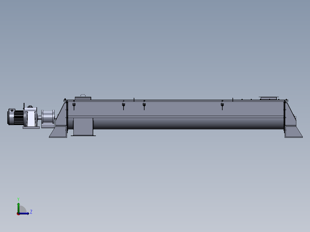 螺旋输送机设计三维SW2010无参+CAD+说明书