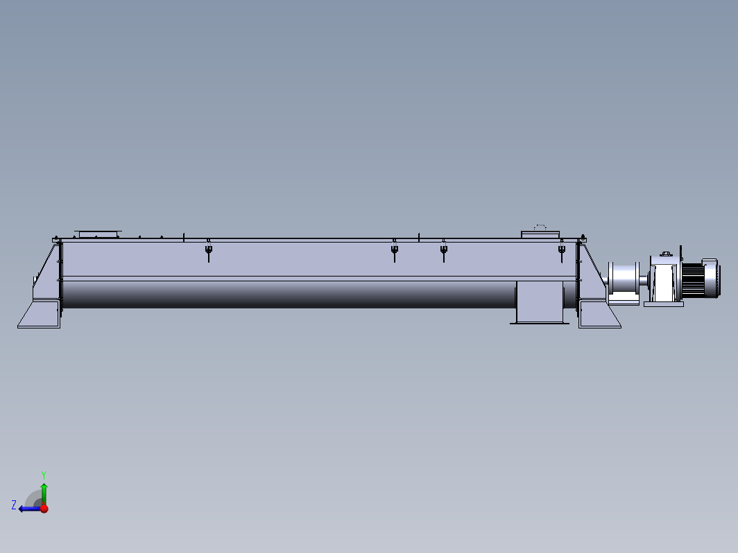 螺旋输送机设计三维SW2010无参+CAD+说明书