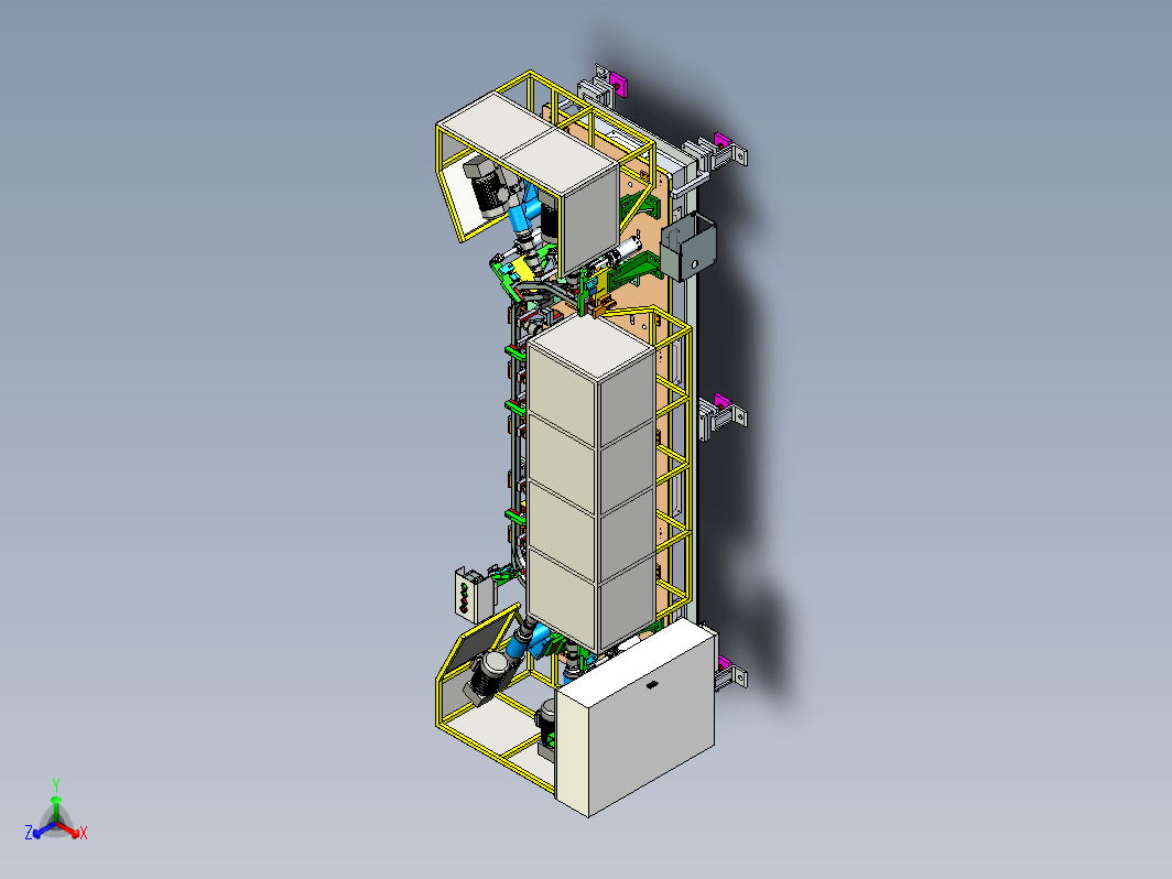汽车行业-东风货车骨架自动钻孔机(H51-01)包含图纸