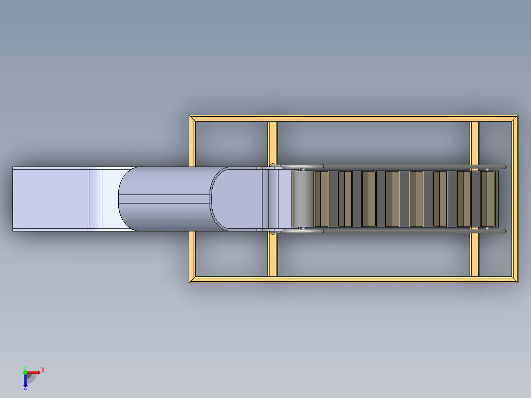 简易ICE传输设备3D图纸 solidworks设计 附STEP格式