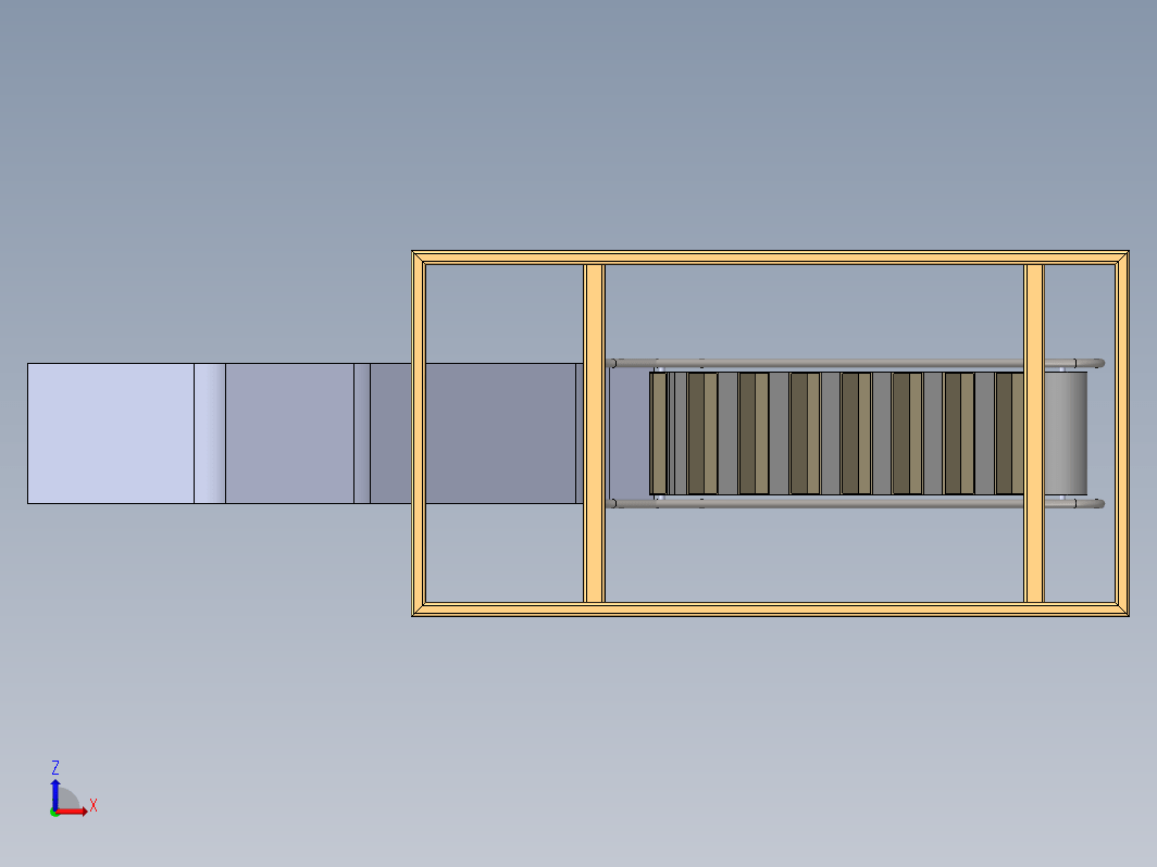 简易ICE传输设备3D图纸 solidworks设计 附STEP格式