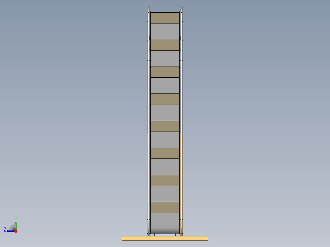 简易ICE传输设备3D图纸 solidworks设计 附STEP格式