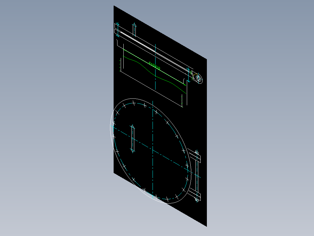 HG21517-95回转盖带颈平焊法兰人孔 A-RF-450-1.0.zip