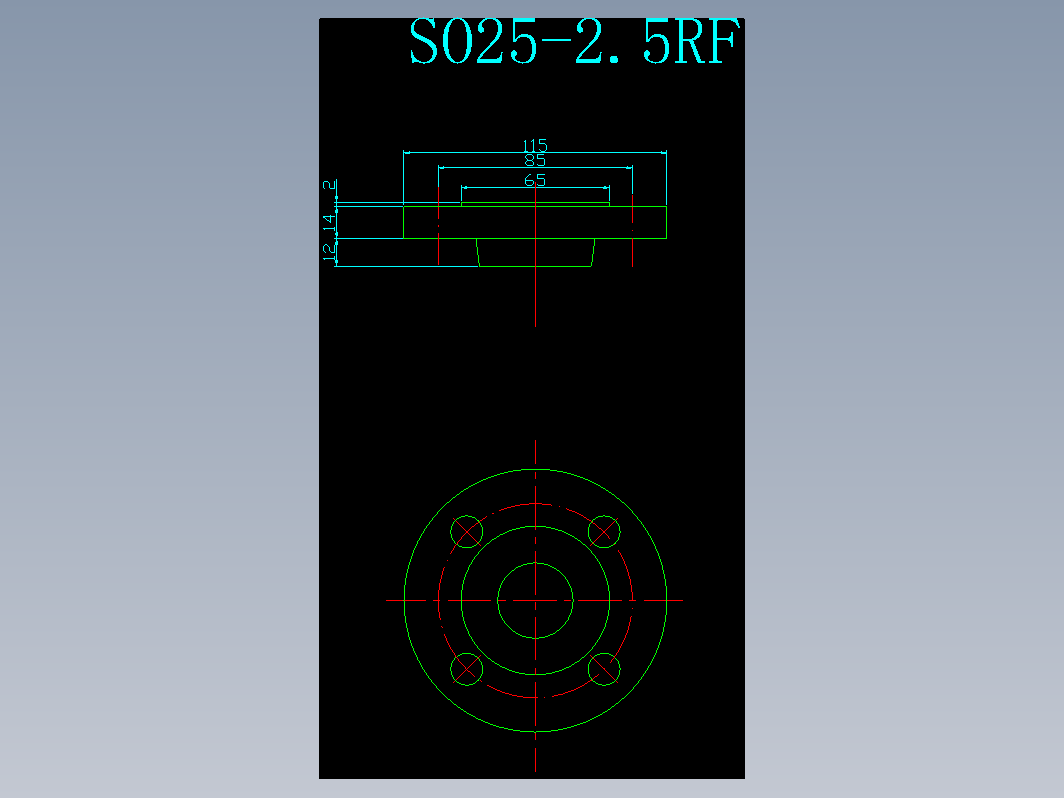 HG20592法兰SO25-2.5RF