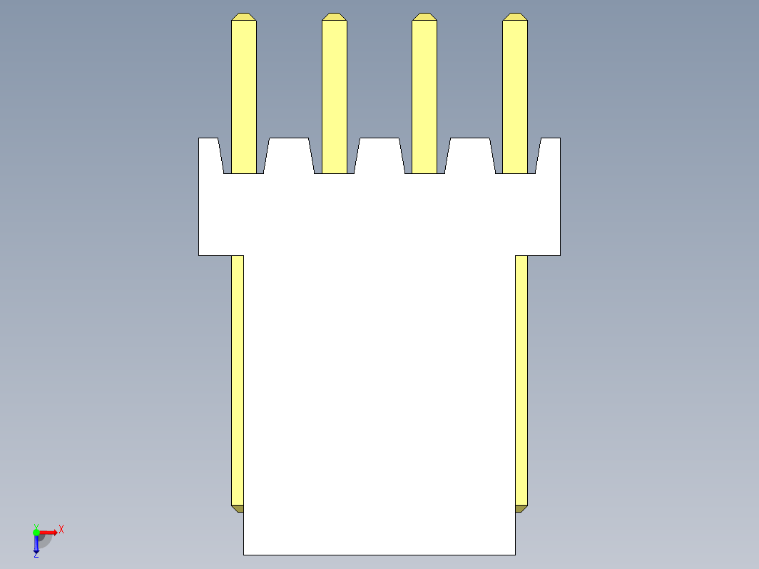 NS25-W[X]P尼尼吉接头距2.54mm