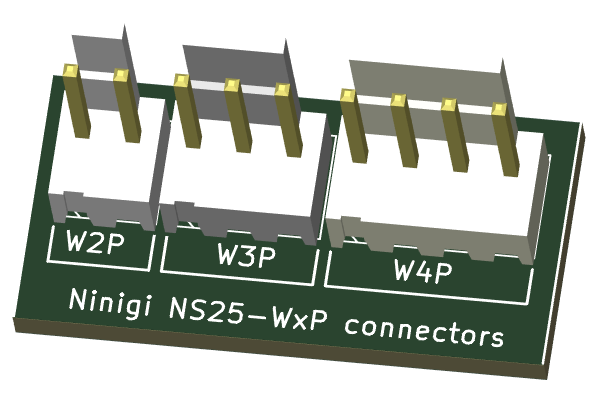 NS25-W[X]P尼尼吉接头距2.54mm