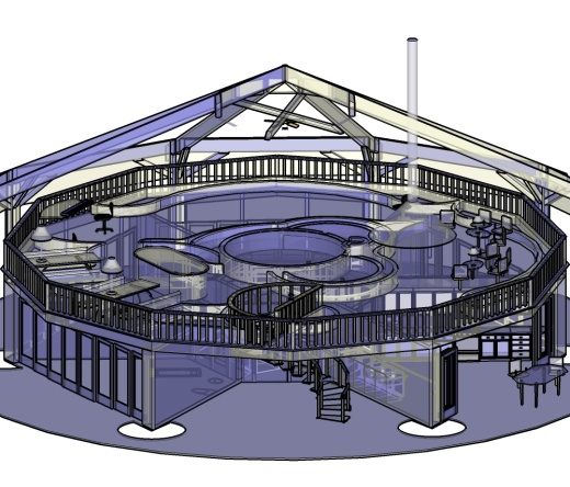 Octhaus圆锥顶建筑物模型3D图纸 AUTOCAD设计 dwg格式缩略图