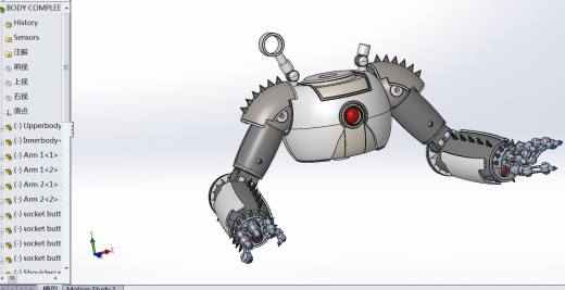 履带式终结者3D模型缩略图