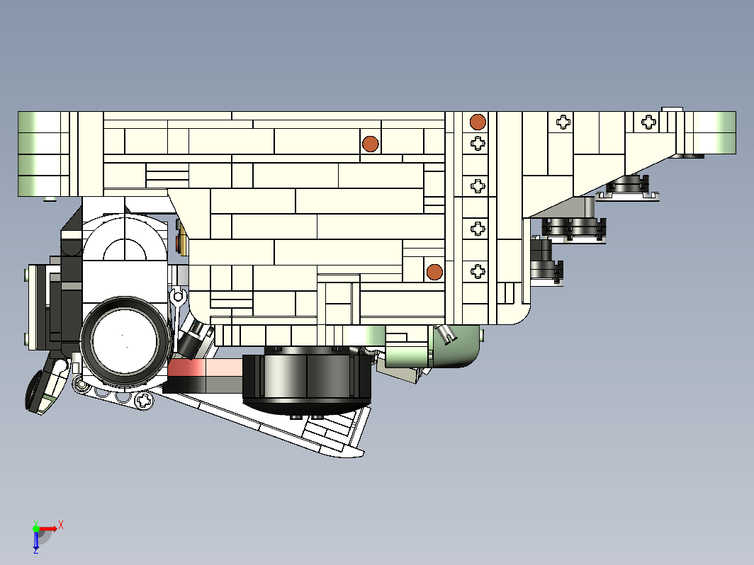 打字机结构3D图纸TYPE WRITER