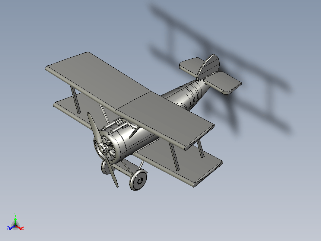 ToyBiPlane玩具双翼飞机造型