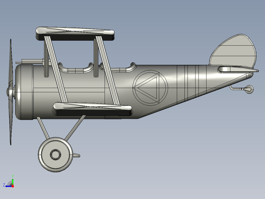 ToyBiPlane玩具双翼飞机造型