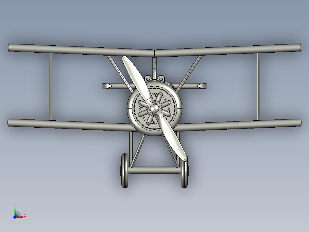 ToyBiPlane玩具双翼飞机造型