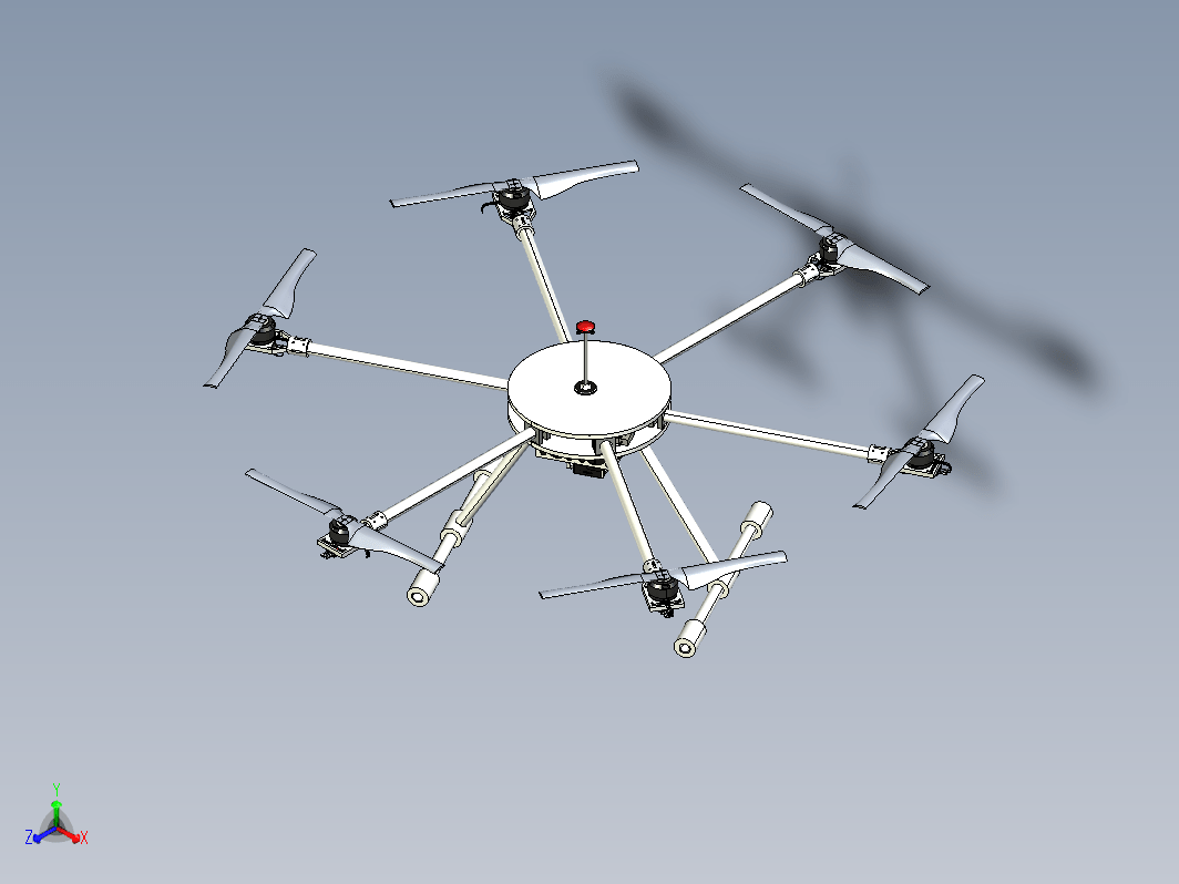 surveillance简易六轴无人机