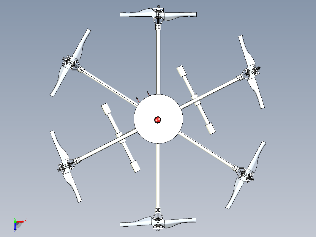 surveillance简易六轴无人机