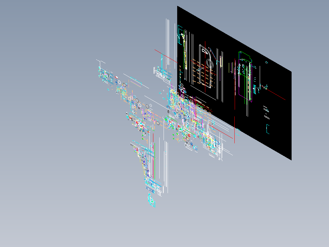 模具设计-典范型的模具图